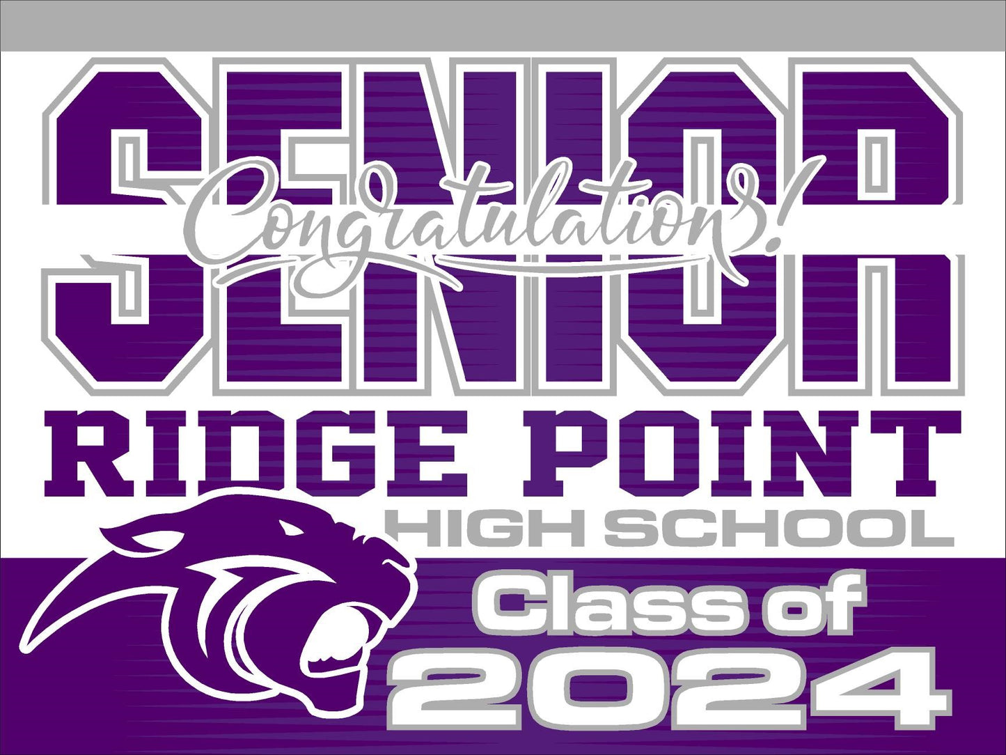 Class of 2024 Senior Yard Sign
