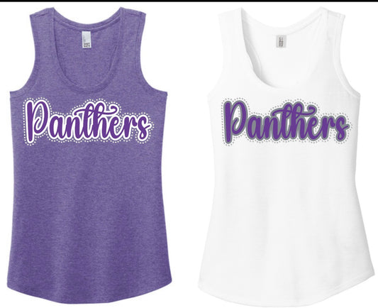 Ladies Tank Top Shirt- Purple