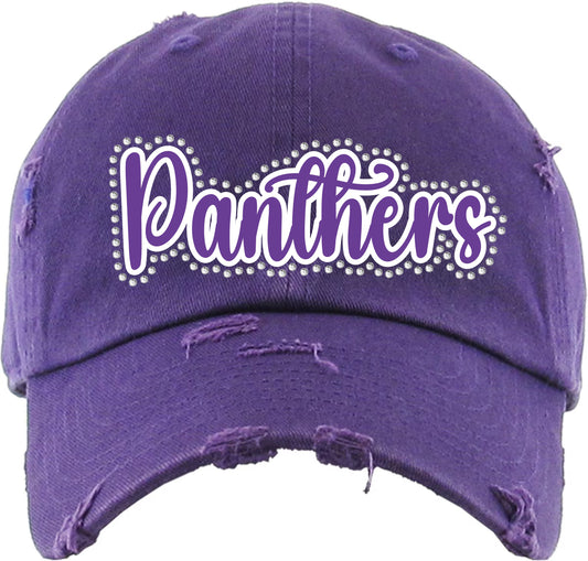 Ladies-PantherHat- O-LH-Purple (N)