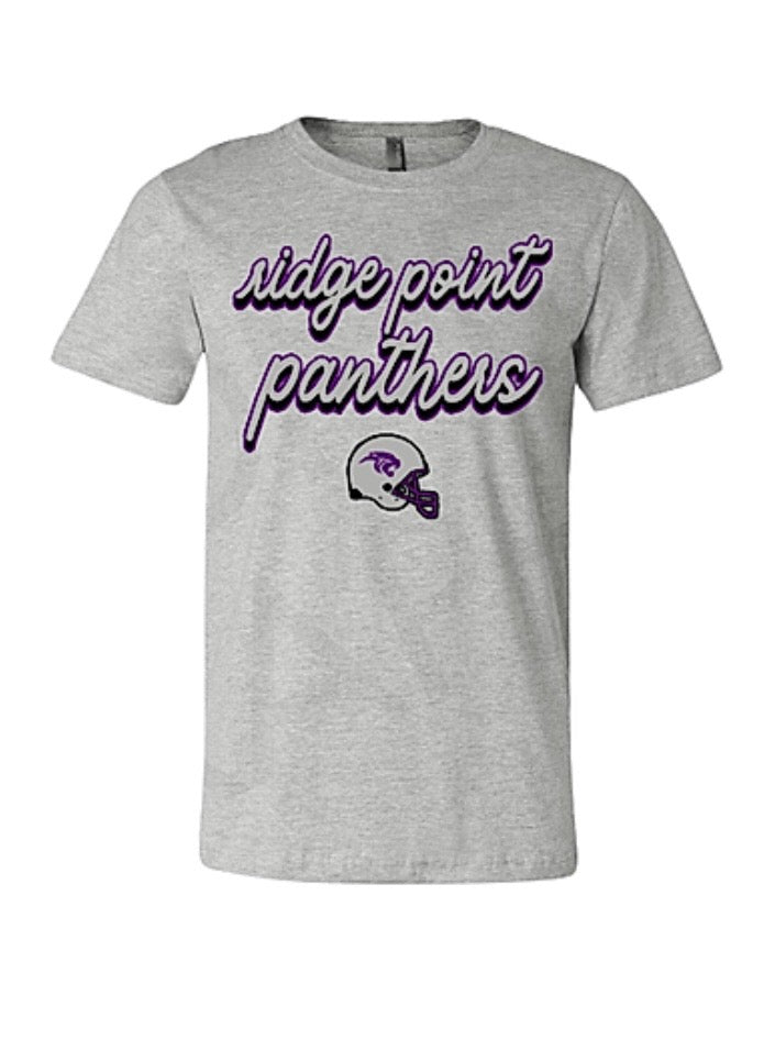 Ladies Football Cursive Tee – RP Panther Pride