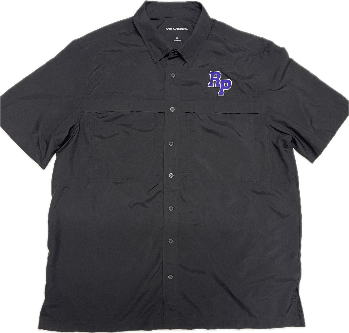 RP Fishing Shirt SS-ET Black (N)